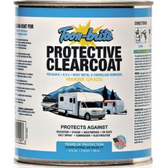 Toon-Brite Aluminum Cleaner, Protective Clear-Coat, oxidation, weathering, stains, UV rays, corrosion, salt spray, electrolysis, aluminum, fiberglass, brass, copper, stainless steel, metal surface, rejuvenates, restores, faded, oxidized, surfaces, fresh, 