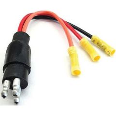 OEM 3 Wire Trolling Motor Plug, Rig Rite, wire size 10 Ga, marine environments, freshwater, saltwater, durability, installation, performance, reliability, boating adventures, efficiency.