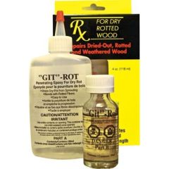 Git Rot Kit-4 oz., dry rot solution, wood restoration, fiberglass repair, boat maintenance, woodworking project, Boat Life, durable wood repair, versatile wood treatment, strong wood bonding
