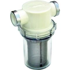 Sea Water Strainer, Stainless Steel Screen, Water Filtration, Clear Bowl, Lightweight, In-Line Mounting, Stainless Steel Ferrule, Non-Corrosive Materials, Sherwood Pump, Marine Environments, Saltwater Conditions, Quality Craftsmanship, Efficient Filtratio
