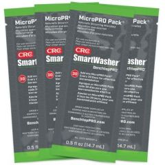CRC 1751154 Smartwasher® BTP Micro Pack, BT5 degreasing solution, MicroPRO Pack, BenchtopPRO, microbial cleaning agent, parts washer, grime removal, grease elimination, cleaning solution, continuous cleaning, workspace cleanliness, CRC manufacturer, clean