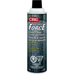 CRC Stainless Steel Cleaner, 20 oz., Ultra-shine formula, Protective barrier, CFIA Accepted, 20 oz, Versatile cleaner, Stainless steel surfaces, Pristine appearance, Spotless finish, Gleaming surfaces, Protective barrier, Resists stains, CFIA Accepted, Ri