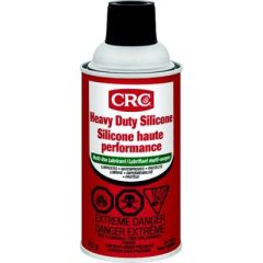 CRC Heavy Duty Silicone, lubrication, protection, versatile formula, multi-purpose, metal surfaces, non-metal surfaces, smooth operation, friction elimination, hinges, gears, moving parts, moisture protection, rust protection, corrosion protection, equipm