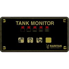 Raritan 1510012 Holding Tank Monitor, 12v, tank monitor, tank level indicators, central location, installation, polyethylene tanks, fiberglass tanks, gold-plated connectors, reliable performance, low power consumption, innovative design, Raritan Engineeri