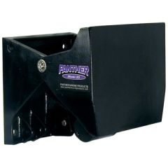 Panther 550035, Model 35 Motor Lift, auxiliary outboards, 35hp, 150 pounds, heavy-duty bracket, 12 volt actuator, remote control, kicker motor, convertible setback, 713 cast aluminum, black powder coat paint, marine conditions, 559035 spacer kit, 550105 w