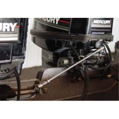 Panther Auxiliary Motor Steering Kit, Trolling Motors, 25 HP, Remote Control Steering, Stainless Steel, Saltwater Resistant, Easy Installation, Versatile Compatibility, Effortless Control, Precision