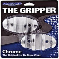 Panther 3" Original Gripper Rope Cleat, Chrome Plated Finish