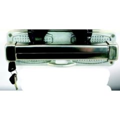 Panther High Security Outboard Motor Lock, 316 Stainless Steel, Anti-Drill Protection, Noise Dampeners, Unique Keys, 4-Digit Key Card, Marine Accessories, Boat Security, Motor Protection, Worry-Free Boating