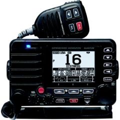Standard GX6000 Quantum AIS Fixed Mount VHF Radio, NMEA 2000, dual channel AIS receiver, RAM4 microphones, NMEA 2000 interface, GPS Compass, PA/Loud Hailer, submersible IPX8, Voice Scrambler, collision avoidance alarms, Standard Horizon, commercial-grade 