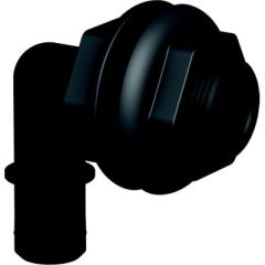 Flow-Rite MA007QLB Qwik-Lok Thru-Hull Fitting, Marine Plumbing, Quick-Connect Solution, Durable Performance