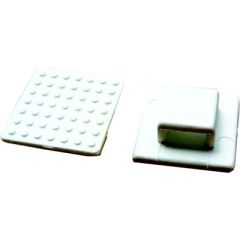 Weld Mount 803950 AT-3 Small Nylon Wire Tie Mount, White, Wire Tie Mount, Wire Management