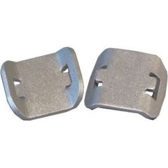 Weldmount 809100 Aluminum Wire Tie Mount, Large, AT-6030 Adhesive, 5052 Marine Grade Aluminum