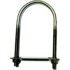 Paulin 51982201 Stainless U Bolt, 5/16-18 x 4-1/2", fastening needs, 304 stainless steel, pipes, cables, structures, plate, nuts, installation, quality, performance, stability, reliability, construction, fasteners, projects.