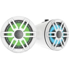 Fusion xxx 6.5" XS Series Wake Tower Speakers, White, high-performance speakers  
Fusion XS Series Wake Tower Speakers, RGB LED lighting