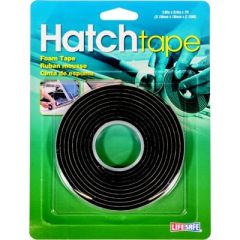 Life Safe RE3870 Vinyl Foam Hatch Tape, sealing, moisture, weather, sound, fumes, closed-cell foam tape, protection, hatch cover rims, saltwater, oxidation, marine environments, Incom/lifesafe, quality, durability, 1/8" x 3/4" x 7', coverage, applications