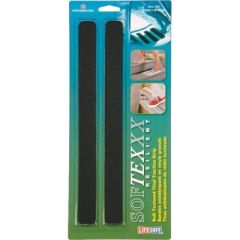 Life Safe RE3900BL Soft Textured Vinyl Traction Strips, Non Skid, Slip Resistant, PMG SoftTex, Resilient Tape, Self Adhesive, Easy Maintenance, High Quality, Safety Upgrade, Bare Foot Traffic, Heavy Duty, Black Color, Incom/lifesafe Brand
