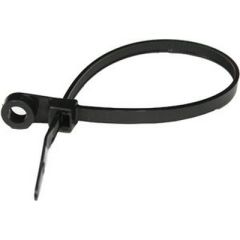 Pico 07077OC Heavy Duty Mounting Tab Cable Ties, Black, 15-3/4", 100/pk, Pico Canada Ltd, nylon, UV stabilized, 120 lbs tensile strength, cable management, durable, reliable