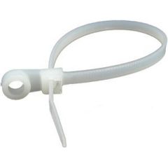 Pico 07076PK Mounting Tab Cable Ties, Natural, 14-1/2", 25/pk, cable management, mounting tab
