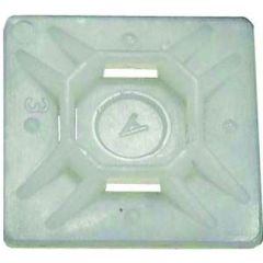 Pico 07081PK Adhesive Cable Tie Mounting Pad, White, Pico Canada Ltd, cable management, cable ties, organization