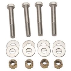 SeaStar Jack Plate Mounting Bolt Kit, Stainless Steel Bolts, Brass Nylock Nuts