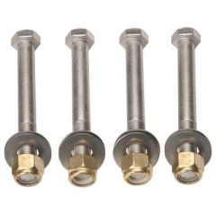SeaStar Jack Plate Mounting Bolt Kit, Stainless Steel Bolts, Brass Nylock Nuts, Seastar Solutions, Marine Accessories, Boat Mechanic, DIY Enthusiast, Corrosion Resistance, Vibration-Resistant Connection, Precise Dimensions, Reliable Installation, Optimal 