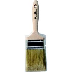 Simms 280550 XL® Brush, 2", painting, natural white bristle blend, hardwood handles, nickel-plated ferrules, T.s. Simms & co, 2-inch brush, painting applications, artist, painter, artwork, quality, performance