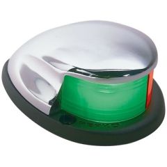 Perko Chrome Bow Light, Power Driven Vessels, USCG Certified, 2-Mile Visibility, Red/Green Lens, Premium Quality, Easy Installation, Enhanced Safety, Sleek Design, Durable Construction
