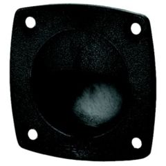 Flush Pull BLACK PLASTIC, sleek black finish