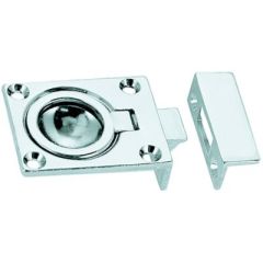 Flush Ring Catch, Perko, chrome plated zinc, phosphor bronze spring