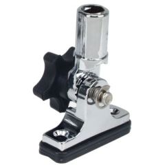 Spare Brackets, Windshield Horizontal Mount Light, Boating Accessory, Chrome Plated, Adjustable Angle, Marine Environments, Vertical Mount, Easy Installation, Compact Design, Lighting Direction, Knob Adjustment, Boat Upgrade