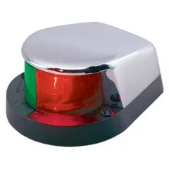 12V Bi-Color Light, power driven vessels, Perko, marine lighting, USCG regulations, chrome plated, durability, 12V bulb, C.P. Zinc Alloy, corrosion resistance, compact design, enhanced visibility, USCG certified, boat safety, Perko expertise