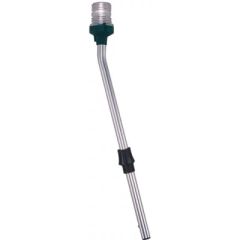 24 All-Round Pole Light, power driven vessels, USCG certification, 2-mile visibility, durability, black plastic top, chrome plated zinc alloy base, anodized tube, locking collar, stability, flexibility, gold plated contacts, 2-pin mounting base, 12V bulb,