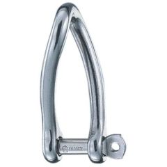 Wichard 1422 Captive Pin Twisted Shackle, 3/16", precision crafted, high-quality 316L stainless steel