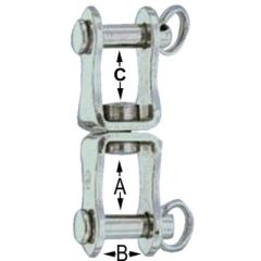 Wichard 2461 Double Shackle Swivel, sailing equipment