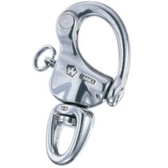 Wichard 2477 "HR" Swivel Eye Snap Shackle, HR stainless steel
release under load, sailing enthusiast