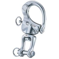 Wichard 2476 "HR" Clevis Pin Swivel Snap Shackle, 13/16", release under load, high-quality stainless steel, precision, unique design, spinnakers, towing, lifting, material handling, France, craftsmanship, durability, break strength, heavy loads, professio