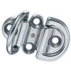 Wichard 6566 Double Folding Pad Eye, Stainless Steel, Boating Accessories, Anchor Point, Marine Environment, High Resistance, Noise Reduction, French Craftsmanship, Reliable Attachment, Innovative Design