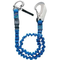 Wichard 7007 Elastic Safety Tether, sailors, freedom of movement, innovative tether, Wpg Canada, Double Action Safety Hook, Quick Opening Snap Shackle, ORC Standards, elastic design, flexibility, agility, racing, cruising, stretchable range, sailing condi