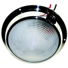 Dr. LED 8001504 Red Mars Dome, Chrome, energy efficiency, US CREE high power, warm white LEDs, red LEDs, 6-3/4", sleek design, low power consumption