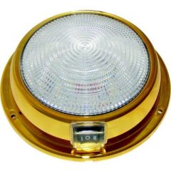 Dr. LED 800151102 Red Mars Dome™, Brass, US CREE high power warm white LEDs, red LEDs, energy-efficient, innovative, versatile, stylish, functional