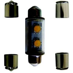 LED Navigation Bulb, Green, Festoon Star™, Dr. LED, 12V, boat lights, RV lights, low power consumption, high-flux LED, easy installation, long-lasting illumination