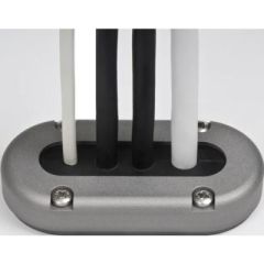 ScanStrut DSMULTI Aluminum Multi Cable Deck Seal, watertight installation, antenna cables, nav light cables, high-quality aluminum, impact resistance, versatile design, split seal, easy installation, durable construction, marine environments, American Wir