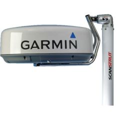 Scanstrut Self Levelling Radar Pole Mount, ultimate solution, antenna performance, target loss, boat heels, damping system, cable management, clutter-free, professional installation, anodized aluminum base, versatile installation, support modules, removab