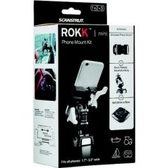 Scanstrut RLS509405 Rokk Mini Mount, Cell Phone Clamp Kit, Suction Cup Mount, Universal Mounting Kit, Electronics Mount, Base Mount, Adventure Enthusiast, Professional, Adjustable Body Mount, Suction Cup Mount, Reliable Attachment, Upgrade, Innovative Sys