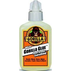 Gorilla White Gorilla Glue, adhesive solution  
crafting, repair  
powerful formula, unique features  
DIY enthusiast, professional  
dries white, seamless finish  
fast-drying, record time  
100% waterproof, long-lasting bond  
versatile, wide ran