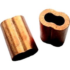 Newco NICO732 Copper Swage Sleeves, 7/32", eye splices, NICOPRESS SLEEVE COPPER PMG, Muncy Industries, splicing, copper material, conductivity, corrosion resistance, durability, reliability, professional projects, DIY, flawless eye splices, longevity, sec