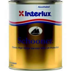 Interlux 96QTCA Schooner Varnish, Golden Finish, UV Protection