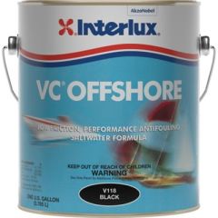 VC® Offshore Bottom Paint, Black Gal., high-performance sail, racing boats