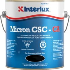 Interlux YBM003CA Micron® CSC-CA Bottom Paint, Black, Gallon, antifouling paint, boat protection