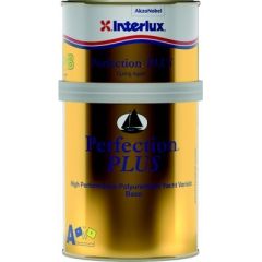 Interlux YVA950KITQTCA Perfection Plus Varnish, UV Protection, Gloss Finish, Oily Woods, Chemical Cure Formula, Quart Size